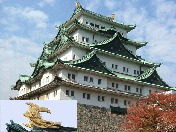 名古屋城と金鯱